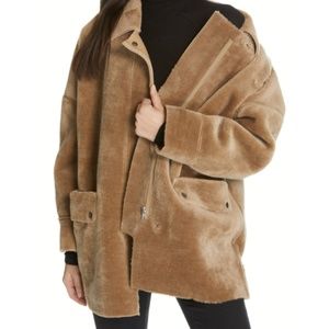 Free People Lindsay Fleece Coat